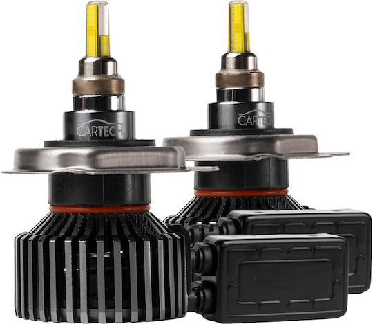 Cartech Λάμπες Αυτοκινήτου H4 LED Λευκό 60W 2τμχ