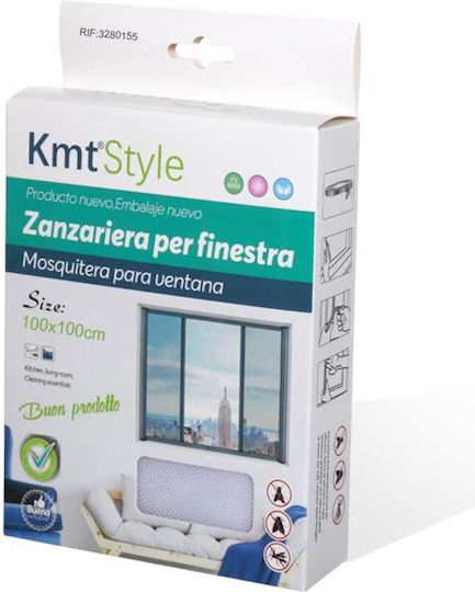 Window Mosquito Net with Velcro Fixed 100x100cm Window Mosquito Net with Velcro Fixed 100x100cm
