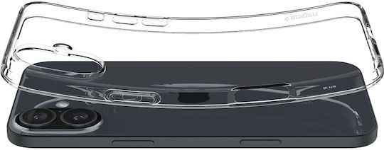 Spigen Liquid Crystal Umschlag Rückseite Silikon Transparent (iPhone 16 Plus)