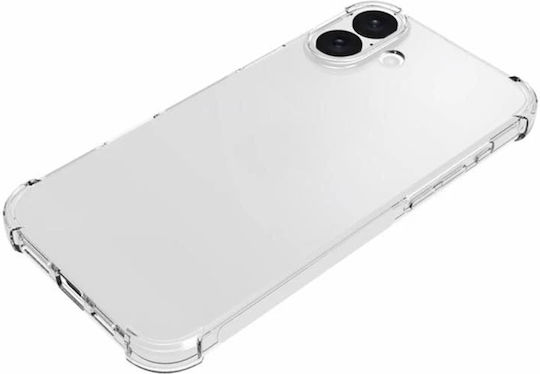 Techsuit Shockproof Clear Back Cover Silicone Transparent (iPhone 16)