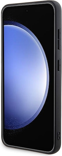 DKNY Pattern Umschlag Rückseite Kunststoff / Leder Schwarz (Galaxy S24)