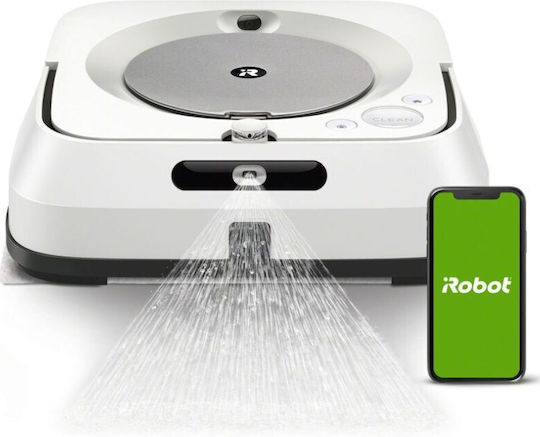 iRobot Braava Jet M6 Roboterstaubsauger zum Saugen & Wischen mit Kartierung und Wi-Fi Weiß