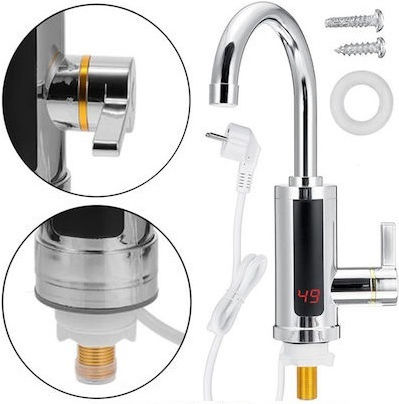 Electric Single-Phase Instant Heater Tap for Bathroom / Kitchen 3.5kW