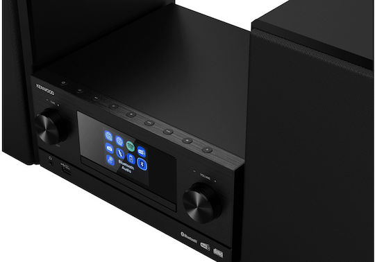 Kenwood Ηχοσύστημα 2.0 M-9000S M-9000S-B 100W με CD / Digital Media Player, WiFi και Bluetooth Μαύρο