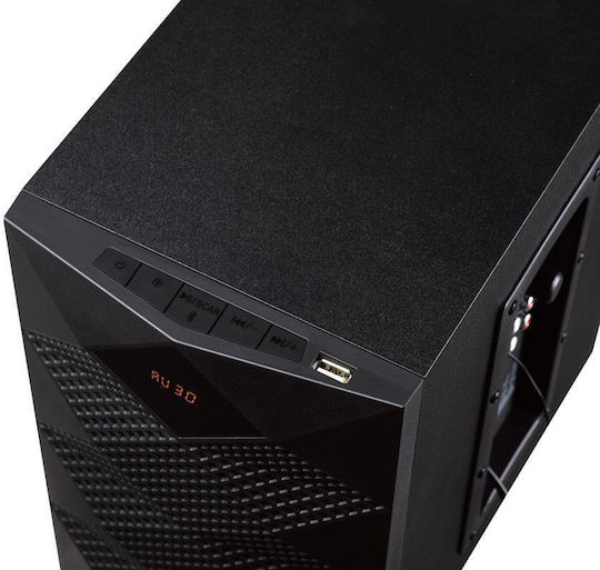 Fenda A180X Αυτοενισχυόμενα Ηχεία με Bluetooth 42W (Ζεύγος) Μαύρα