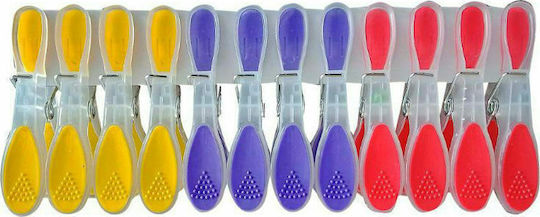 Sidirela Clothespins made of Silicone 10pcs Multicolour