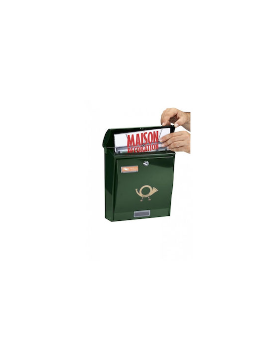 Viometal LTD Limoges 309 Outdoor Mailbox Metallic Charcoal 24x7x32cm