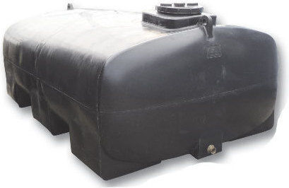 Bakoplast Horizontal Cylindrical Plastic Storage Tank 5000lt for Water / Petroleum White