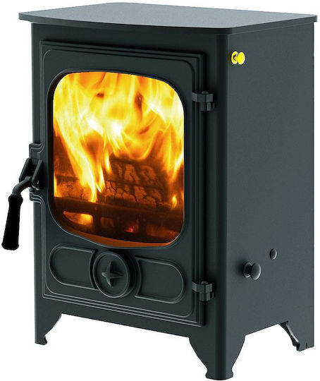 Charnwood Country 4 Blu Stahl Holzofen 5kW Blau
