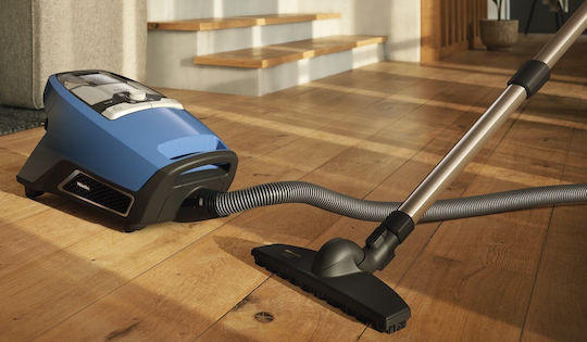 Miele Blizzard CX1 Parquet PowerLine Ηλεκτρική Σκούπα 890W με Κάδο 2lt Technic Azure
