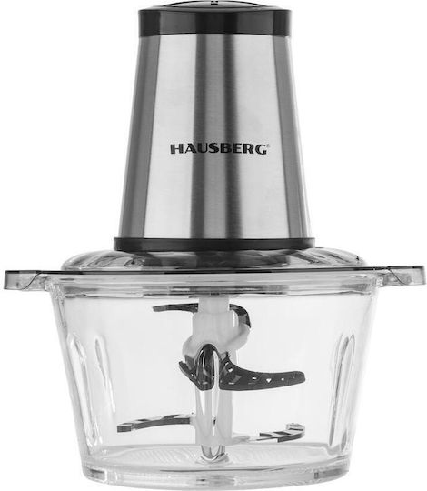 Hausberg HB-4505 Mini Tocător Multi 400W cu Recipient 2lt Inox