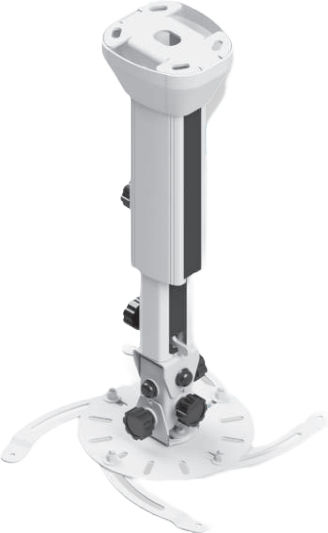 Edbak Βάση Projector Οροφής PMV100 με Μέγιστο Φορτίο 15kg Λευκή