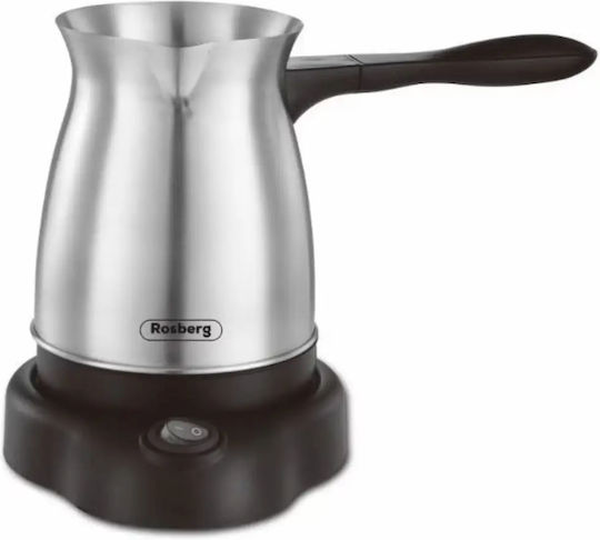 Rosberg Ηλεκτρικό Μπρίκι 600W με Χωρητικότητα 300ml Γκρι