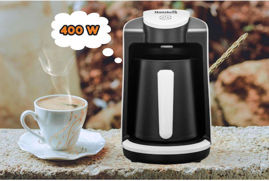 Hausberg HB-3800 Mașină de cafea grecească 400W cu Capacitate 250ml Negru