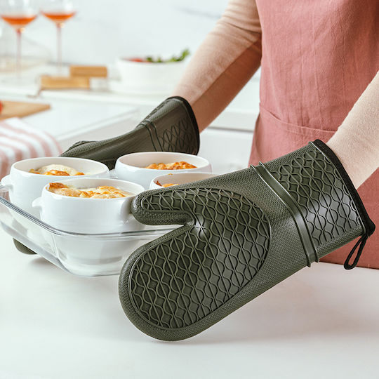 Nava Oven Mitt Silicone Gray 1pcs
