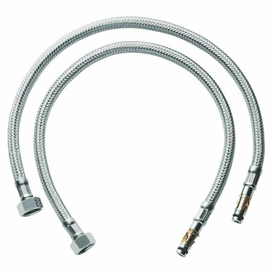Grohe Furtun de duș spiralat Metalic Argint