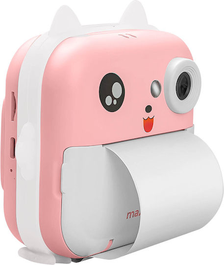 MXPC-100 Children's Camera with Thermal Printing Pink