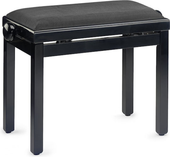 Stagg Σκαμπό Πιάνου Ρυθμιζόμενο Highgloss Black Μ55xΠ32xΥ49-57cm