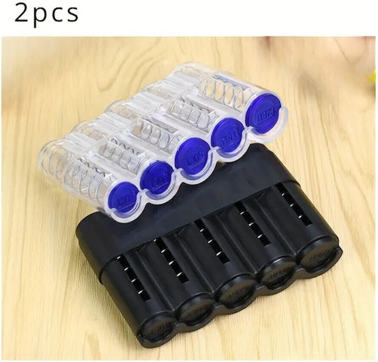 Πλαστική Κερματοθήκη Φορητή με 5 Θέσεις 13x8cm
