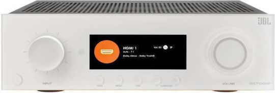 JBL MA7100HP Home Cinema Amplifier 4K/8K 7.2 Channels 125W/8Ω 175W/6Ω with HDR and Dolby Atmos White