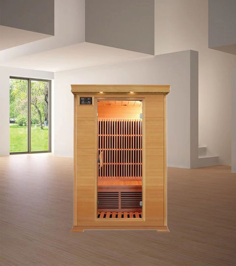 Fujia Saună Cuptor / Încălzitor exterior pentru 2 Persoane Interior L120xW100xH190cm