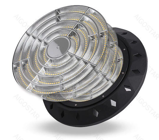 Aigostar Commercial Bell Light 200W Cool White 26000lm with Built-in LED White