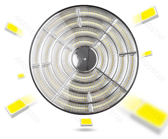 Aigostar Commercial Bell Light 200W Cool White 26000lm with Built-in LED White