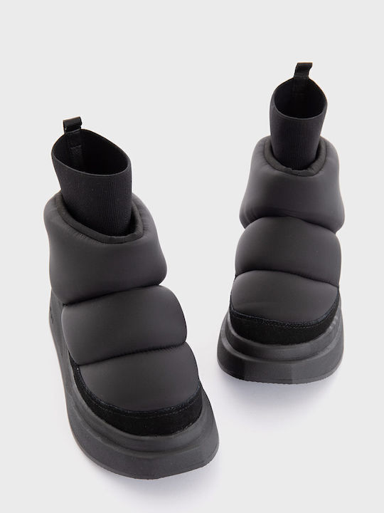 Combo Women's Ankle Boots Ankle Boots With Platform Black