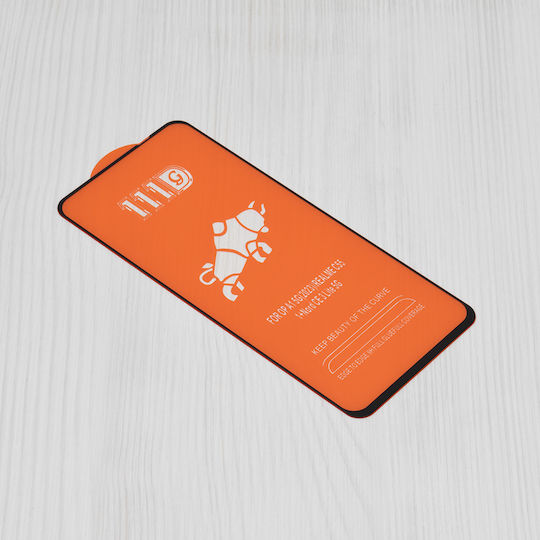 Techsuit 111d Пълно лепило Закалено стъкло за цялото лице Черен (Realme 12+)