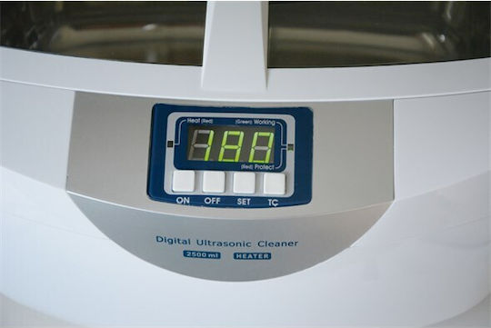 Geti GUC2501 Ultrasonic Cleaner 2.5lt Inox with Digital Timer