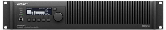 Bose Professional Powermatch PM8250N PA Power Amplifier 8 Channels 250W/4Ω Equipped with USB Black
