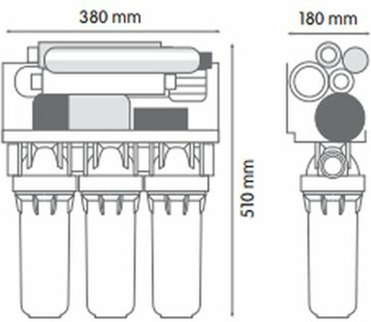 Atlas Filtri Reverse Osmosis System 6 Stages