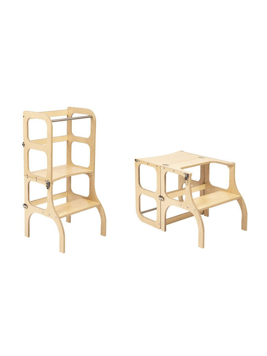 Scaffold Learning Tower Beige