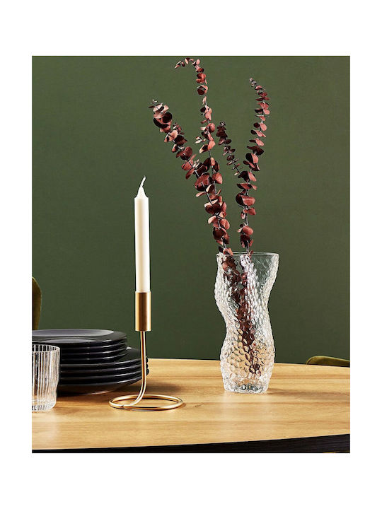 Beliani Decorative Vase Transparent