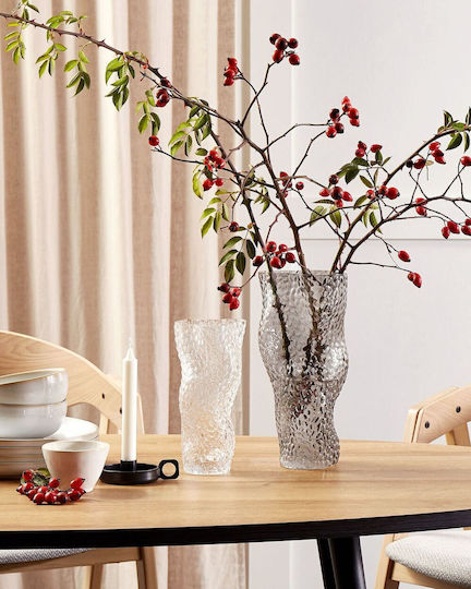 Beliani Glasvase Transparent
