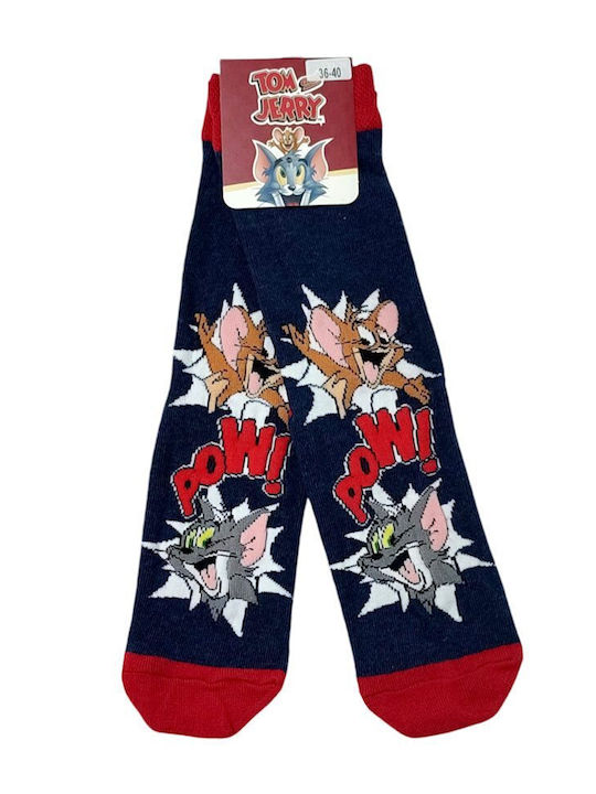 Disney Tom + Jerry Κάλτσες Μπλε Disney Tom + Jerry Κάλτσες Μπλε