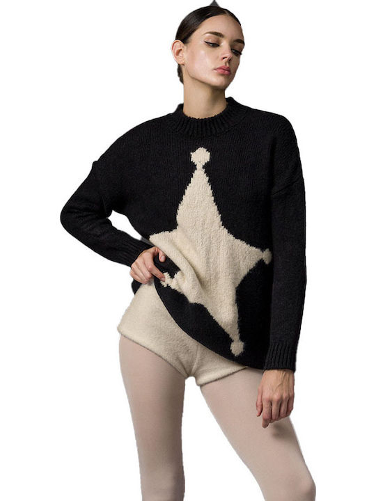Damen Pullover Black