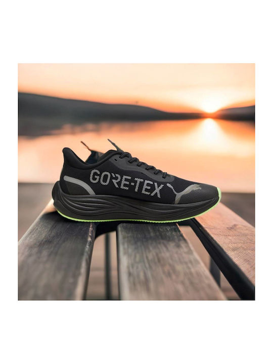 Velocity NITRO 3 Ανδρικά Αθλητικά Παπούτσια Running Αδιάβροχα με Μεμβράνη Gore-Tex Black / Silver