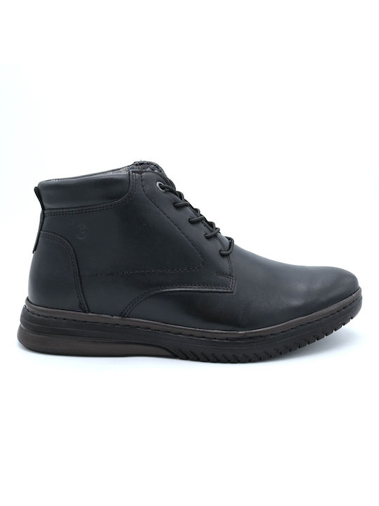 Pegada Leather Black Men's Boots