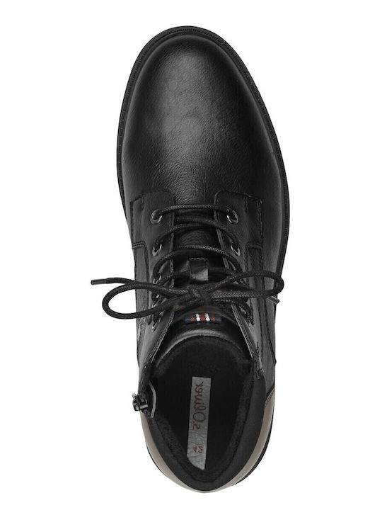 Black Men's Boots Anatomical