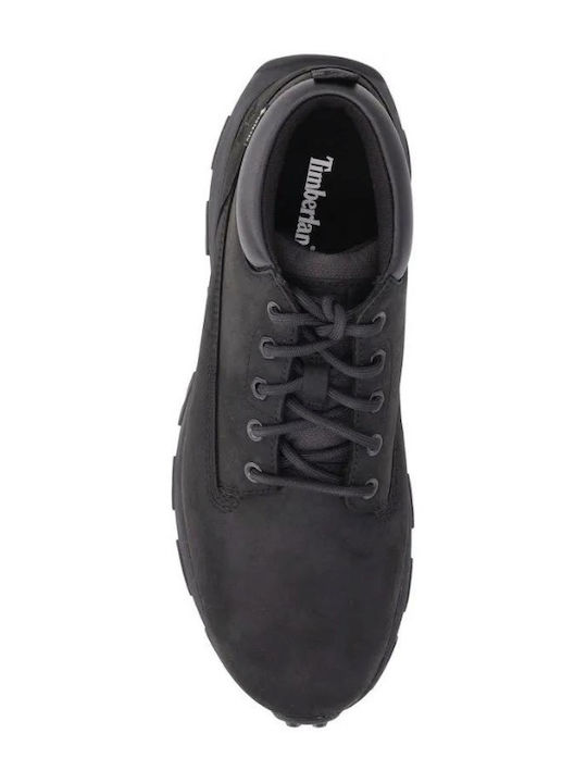 Park Mid Leather Black Men's Boots