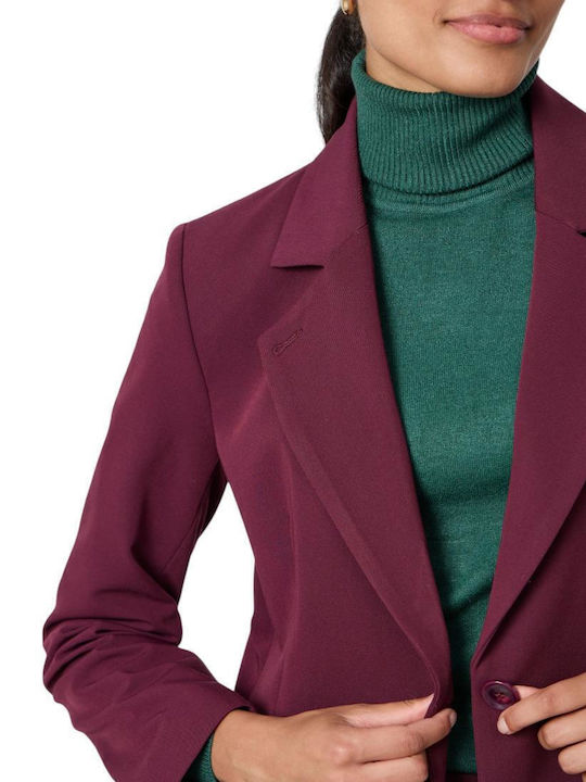 Passager Women's Blazer Burgundy