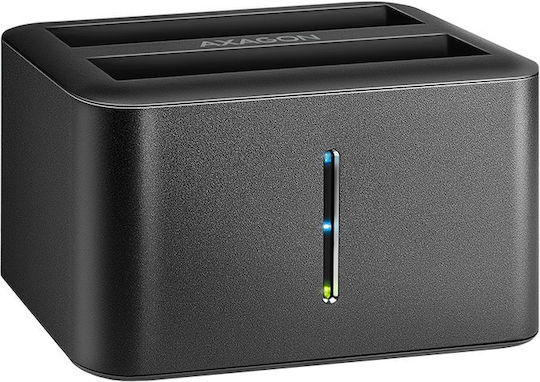 Axagon Докинг Станция За 2 Твърди Диска SATA 2.5" С Връзка USB 2.0 / USB 3.0 / USB 3.1 (ADSA-D25)