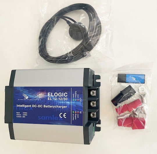 Elogic El12/12-50 Φορτιστης Dc-dc 2 Μπαταριων 12v Εισοδo 10-16v Samlex Samlex
