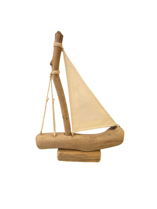 Διακοσμητικό Καράβι Ξύλινο 16.5x22.5cm