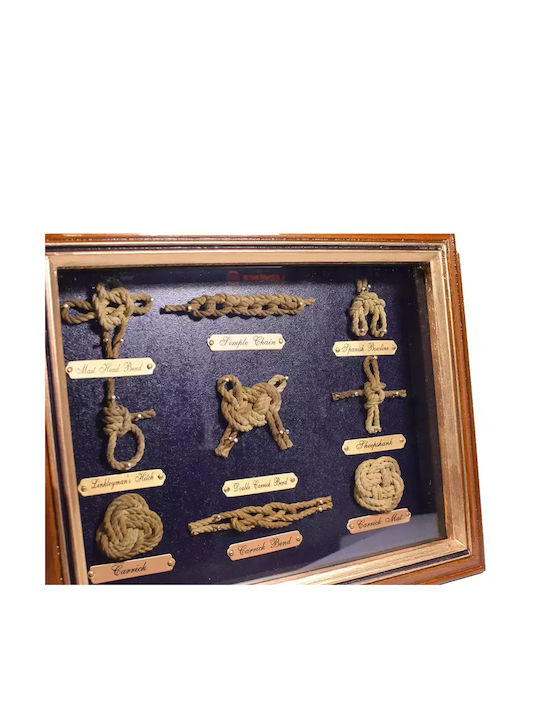 SP Souliotis Διακοσμητικό Τοίχου από Ξύλο 25x25cm