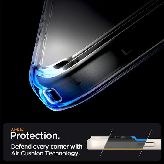 Spigen Ultra Hybrid MagFit Umschlag Rückseite Kunststoff 2mm Frost Natural Titanium (iPhone 17 Pro / iPhone 16 Pro)