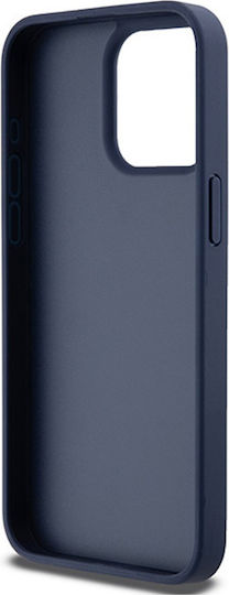 Θήκη Dkny Pu Leather Repeat Pattern Tonal Stripe Case Apple Iphone 15 Pro Max 6.7" Blue