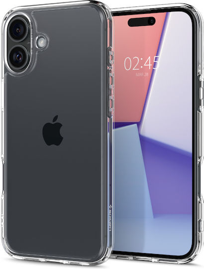Spigen Ultra Hybrid Umschlag Rückseite Kunststoff 2mm Crystal Clear (iPhone 16)