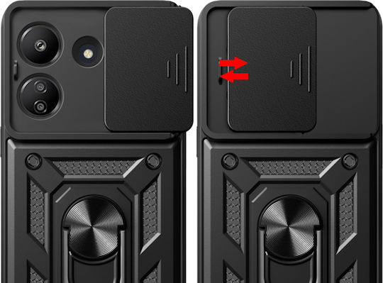 Techsuit Camshield Back Cover Πλαστικό / Σιλικόνης Πράσινο (Xiaomi Redmi 13C 5G - Techsuit CamShield Series - Green)